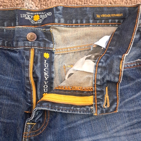 Mens Vintage Lucky Jeans - Picture 1 of 4